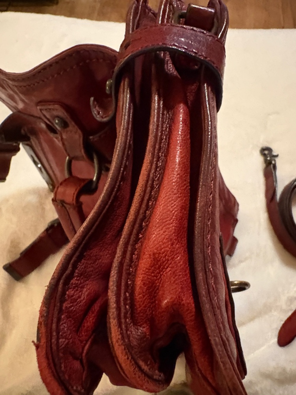 Frye vintage handbag. Excellent condition. May have used 3 times - Picture 6 of 8